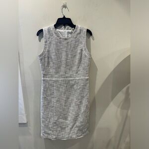 Club Monaco Tweed Sheath Dress, Black and White sz 10 Used once ✨✨🔥🔥
